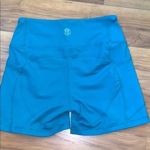 TYC intensity heart booty shorts